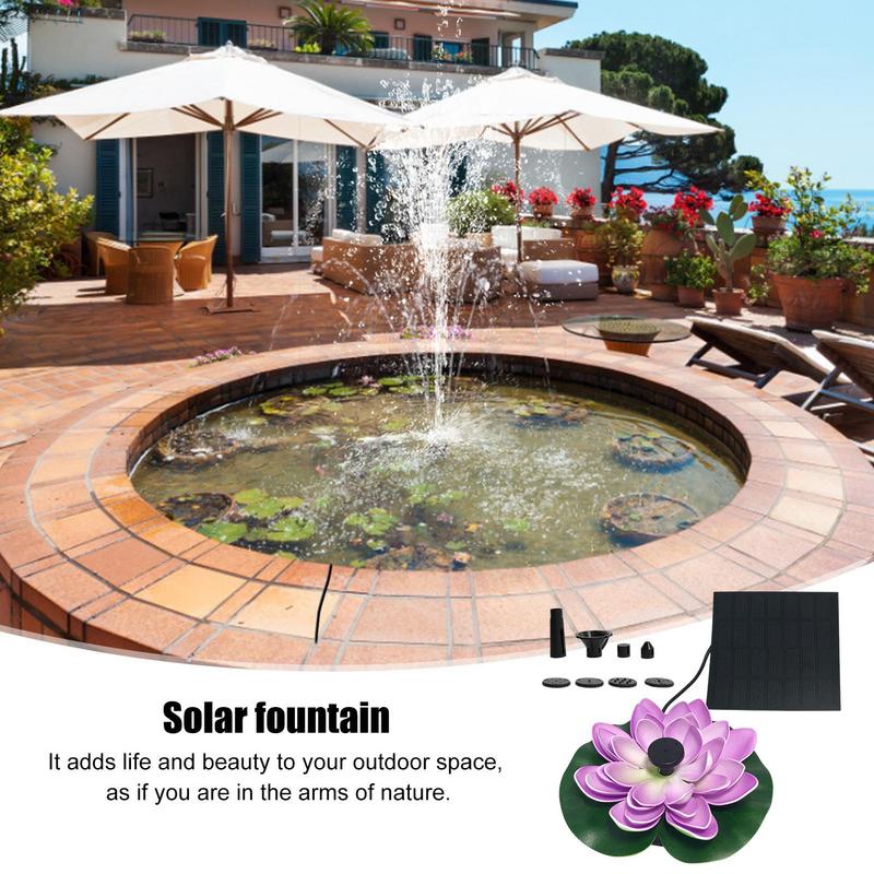 Air mancur surya air mancur ko - Solar Water Pump ulasan dan harga